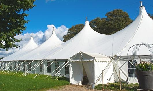 multiple portable restrooms for large-scale outdoor events, ensuring availability for all guests in Canton, OH